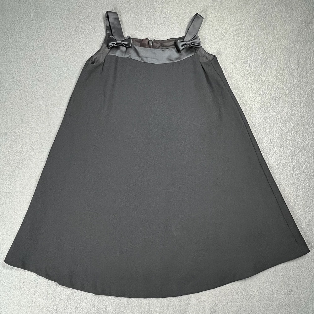 Nicole Miller Dress Sleeveless Bow Accent‎ Party Dress girls Size 6 whimsical